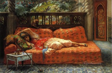 シエスタ・アラビア語 フレデリック・アーサー・ブリッジマン Oil Paintings